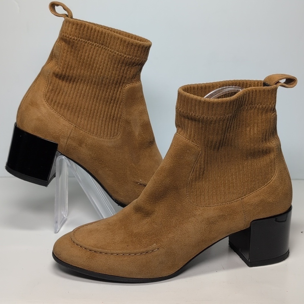 Pierre Hardy rodeo/rider suede heeled ankle boots women's size size 6.5 EU 36.5. - Picture 6 of 15
